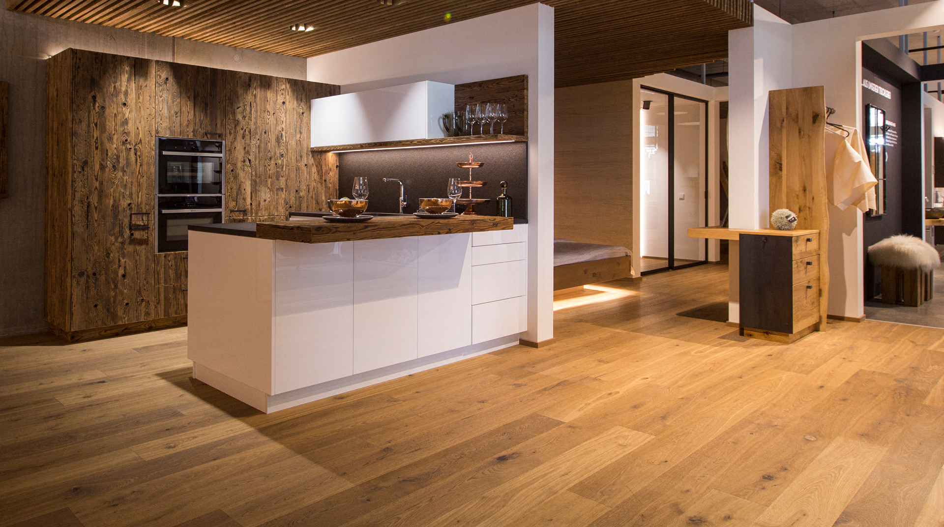 Küchenbereich aus Holz