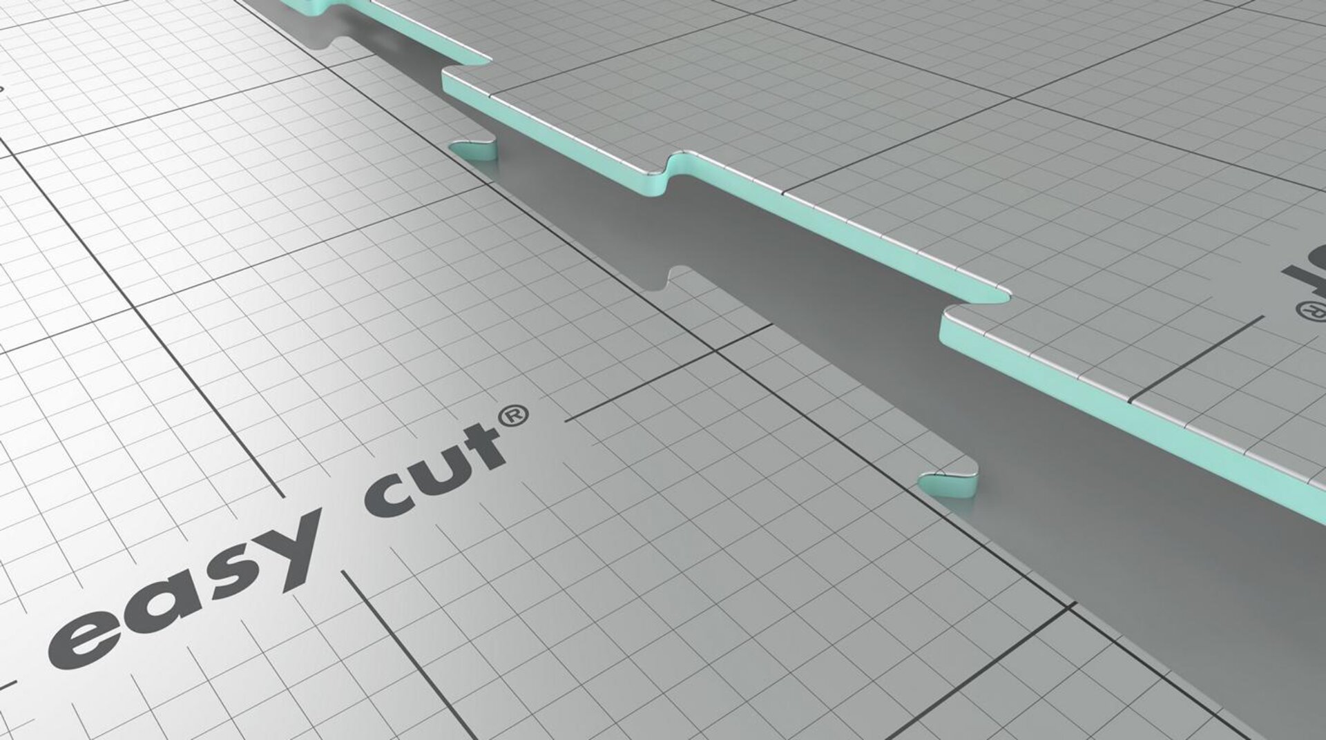 Dämmtechnik, Simulation des Zusammensteckens zweier Platten